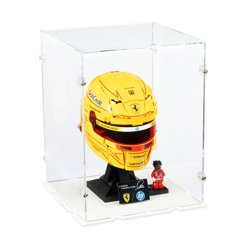 Scuderia Ferrari HP Lewis Hamilton Helmet Display Case for LEGO 43022