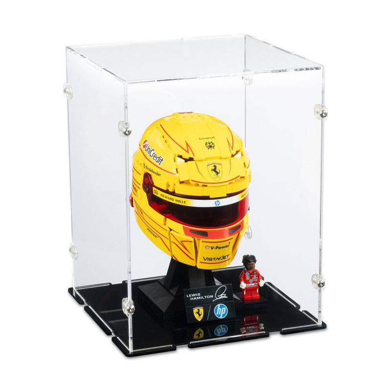 Scuderia Ferrari HP Lewis Hamilton Helmet Display Case for LEGO 43022