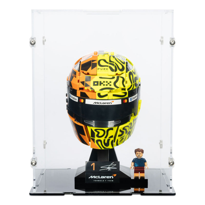 McLaren Mastercard F1 Team Lando Norris Helmet Display Case for LEGO 43023 (Coming Soon)