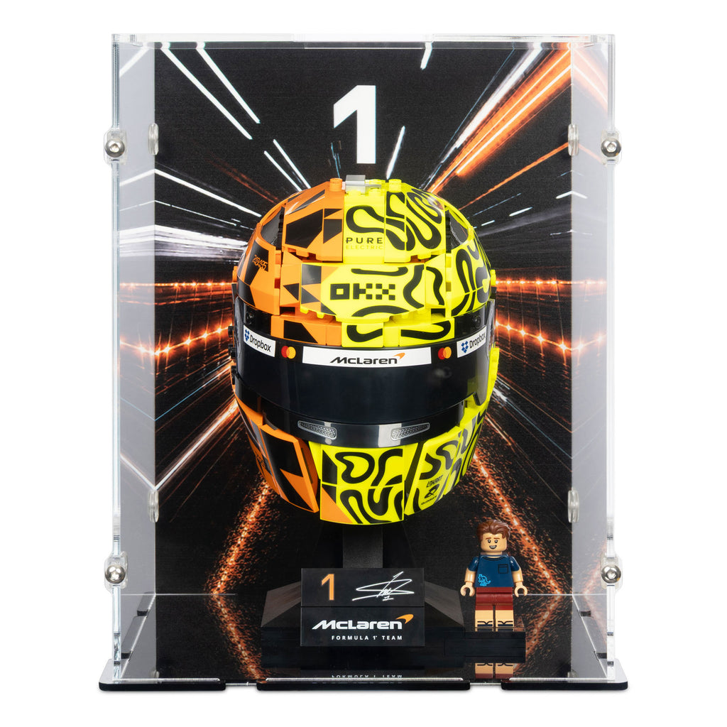 LEGO 43023 McLaren F1 Lando Norris Helmet Display Case