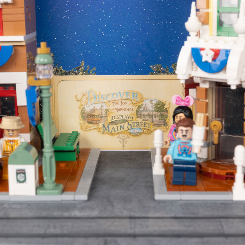 Disney Main Street, U.S.A. Display Case for LEGO 43302