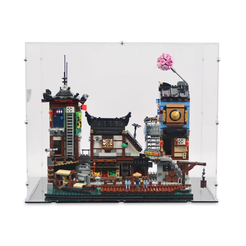 Ninjago City Docks Display Case for LEGO 70657