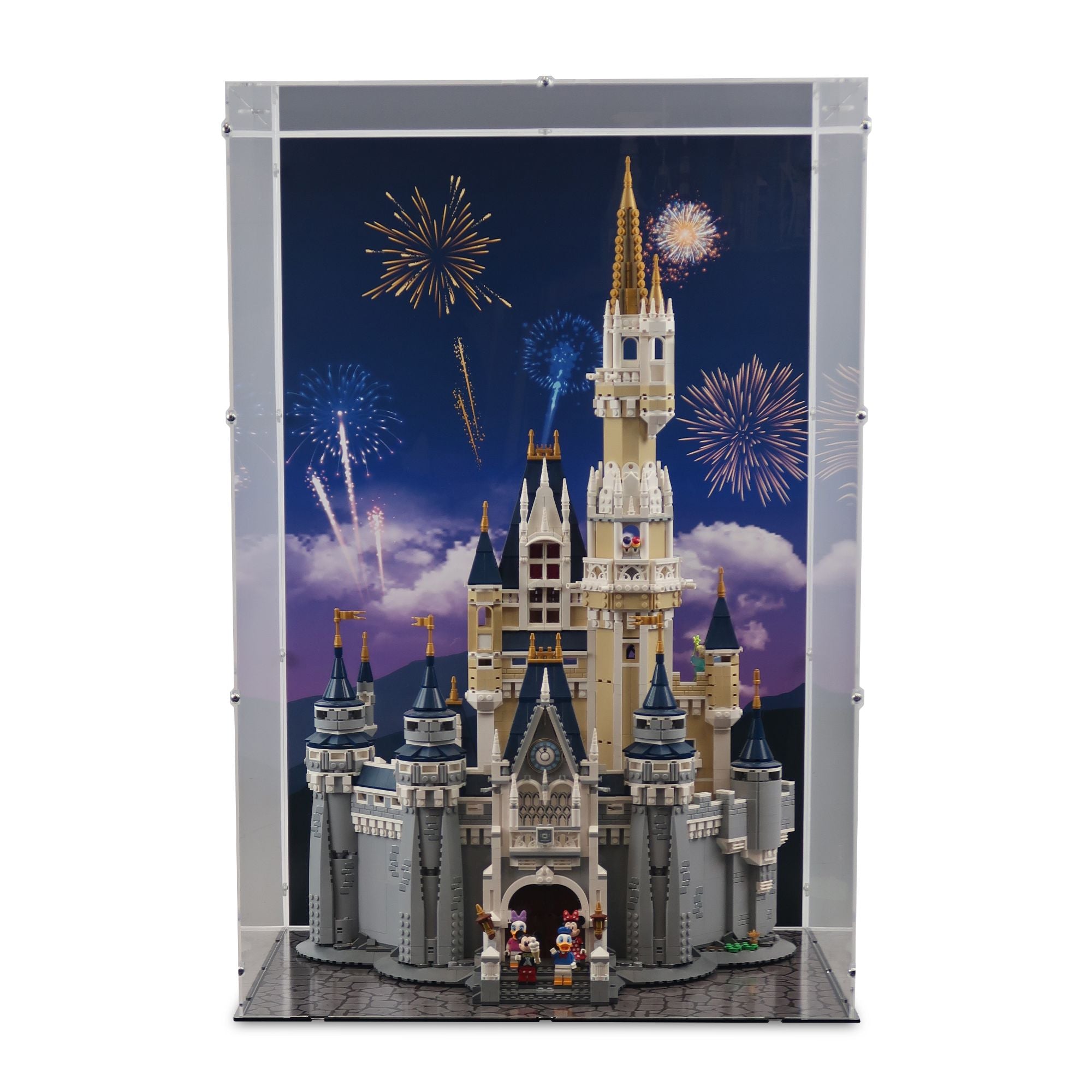DB ディービー BOARDCASE Acrylic Display Case for LEGO Disney Castle | iDisplayit USA