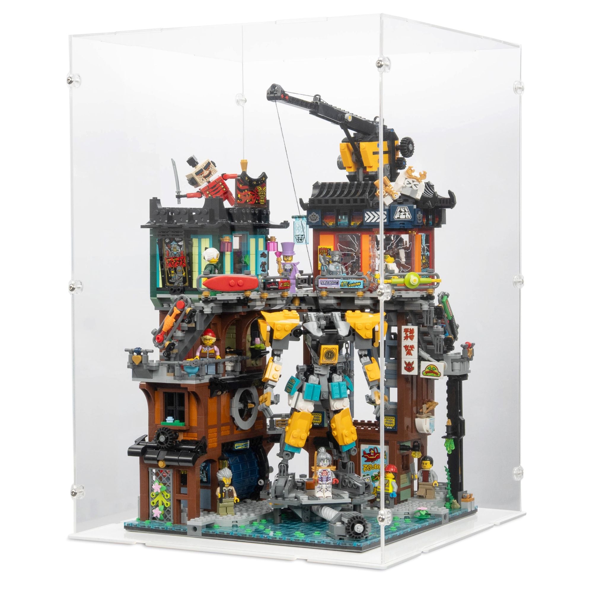 アンティーク　ディスプレイスタンド Acrylic Display Case for LEGO NINJAGO City Workshops | iDisplayit