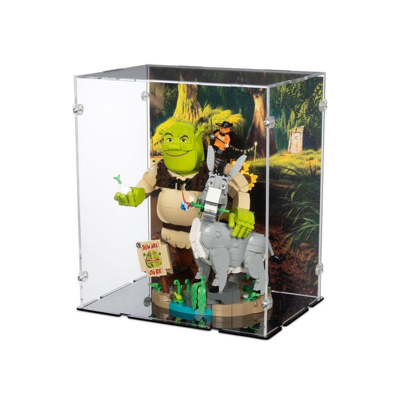 Shrek, Donkey & Puss in Boots Display Case for LEGO 72423