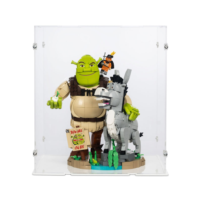 Shrek, Donkey & Puss in Boots Display Case for LEGO 72423