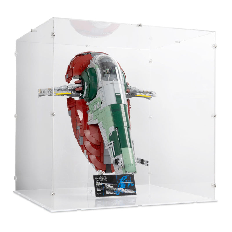 UCS Slave 1 (On Stand) Display Case for LEGO 75060