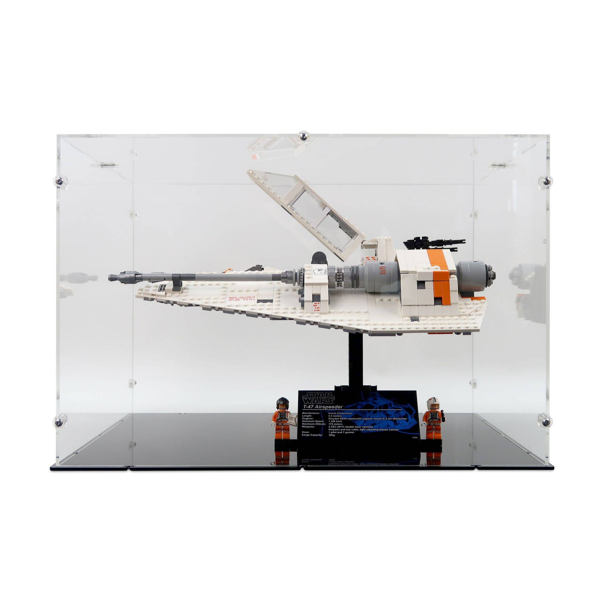 Acrylic Display Case for LEGO UCS Snowspeeder | iDisplayit