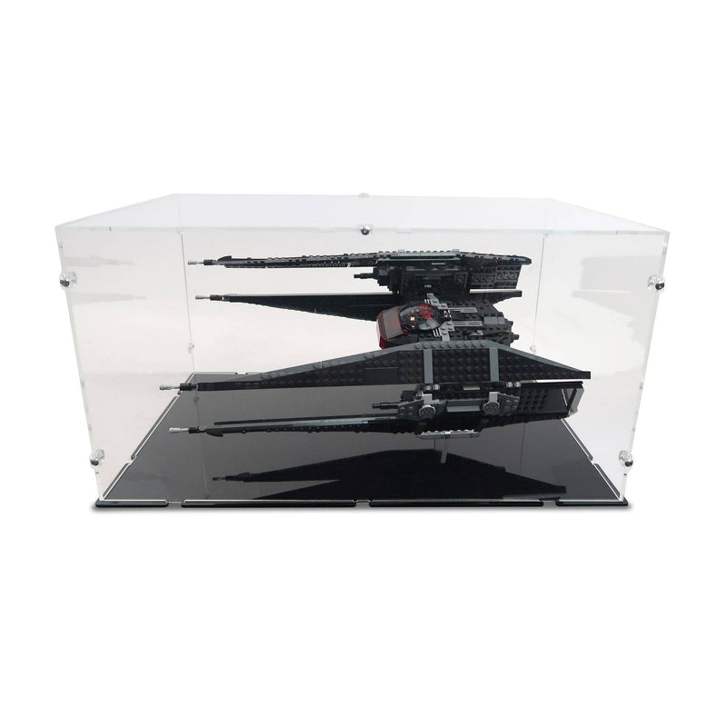 Kylo Ren's TIE Fighter XL Display Case & Stand for LEGO 75179