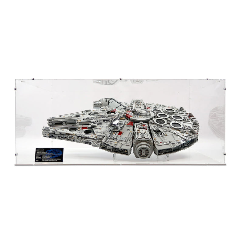 UCS Millennium Falcon (Horizontal) Display Case for LEGO 75192/10179