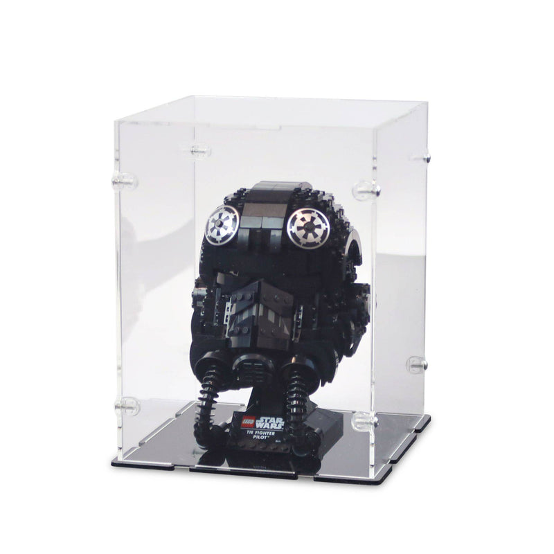 TIE Fighter Pilot Helmet Display Case for LEGO 75274