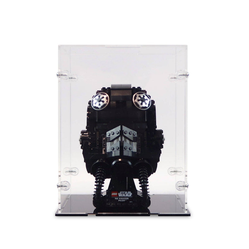 TIE Fighter Pilot Helmet Display Case for LEGO 75274