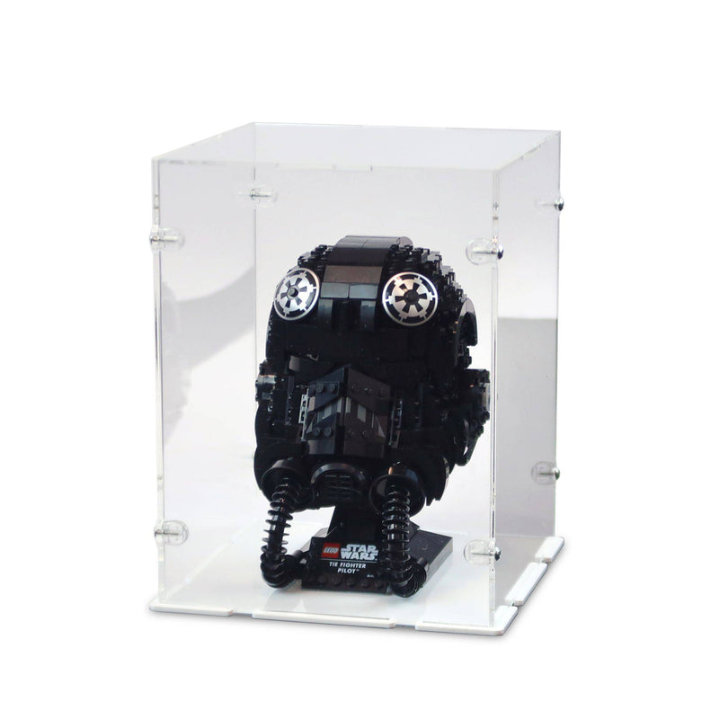 TIE Fighter Pilot Helmet Display Case for LEGO 75274