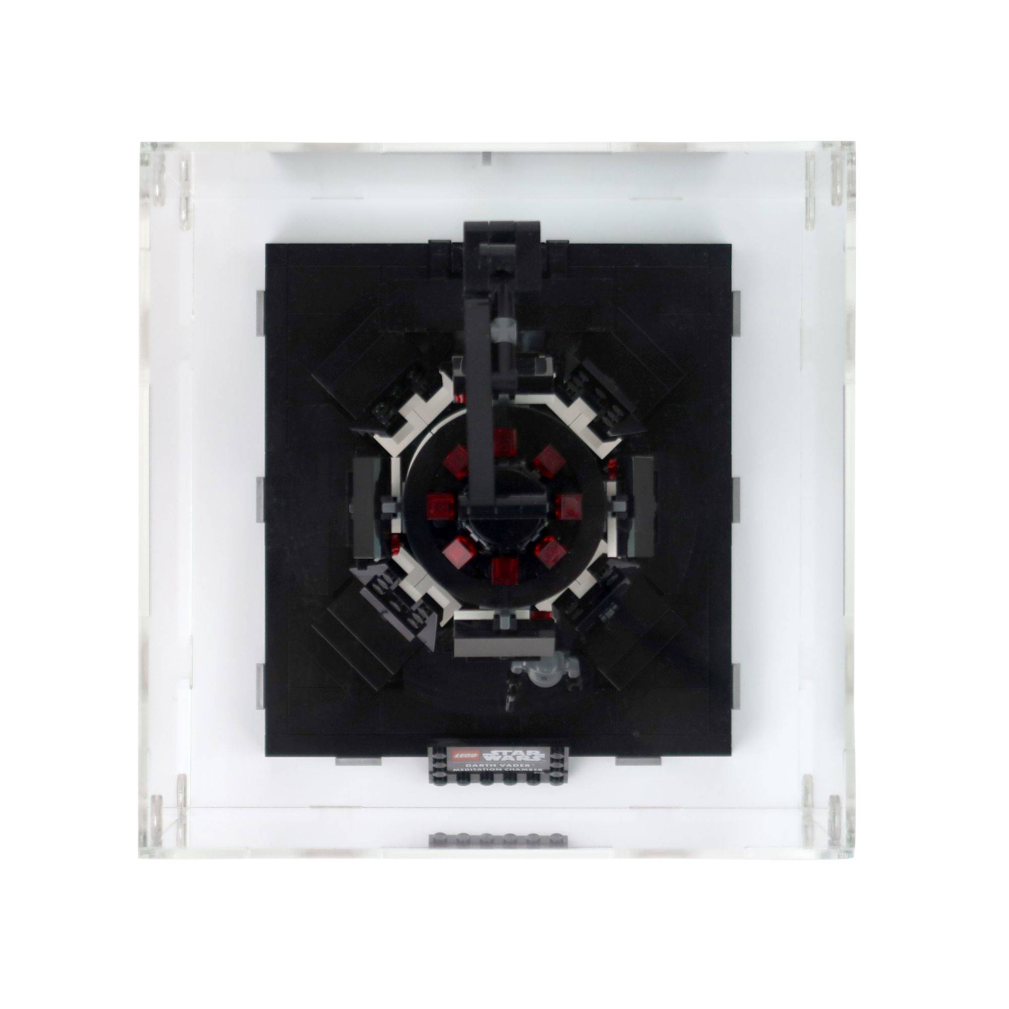 Black meansケース Acrylic Display Case for LEGO Darth Vader Meditation Chamber