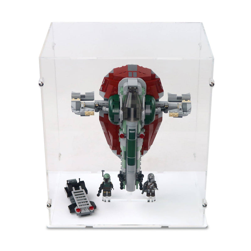 Slave 1 Boba Fett's Starship Display Case & Stand for LEGO 75312