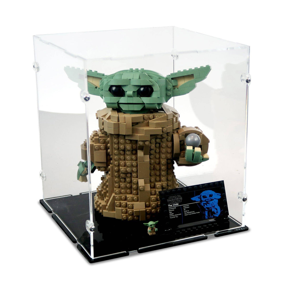 Acrylic Display Case for LEGO The Child, Mandalorian iDisplayit