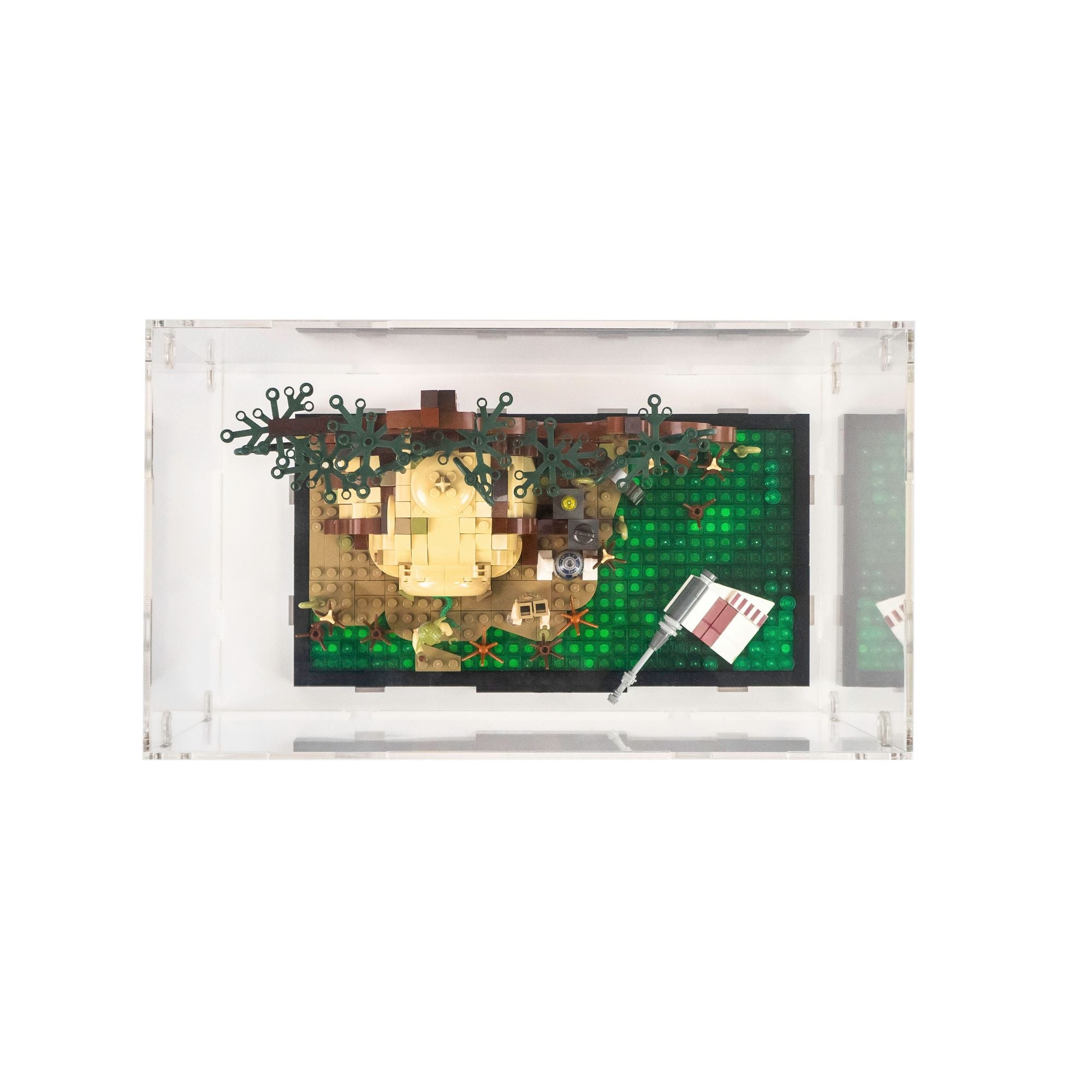 Display Case for LEGO Dagobah Jedi Training Diorama | iDisplayit