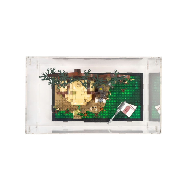 Dagobah Jedi Training Diorama Display Case for LEGO 75330