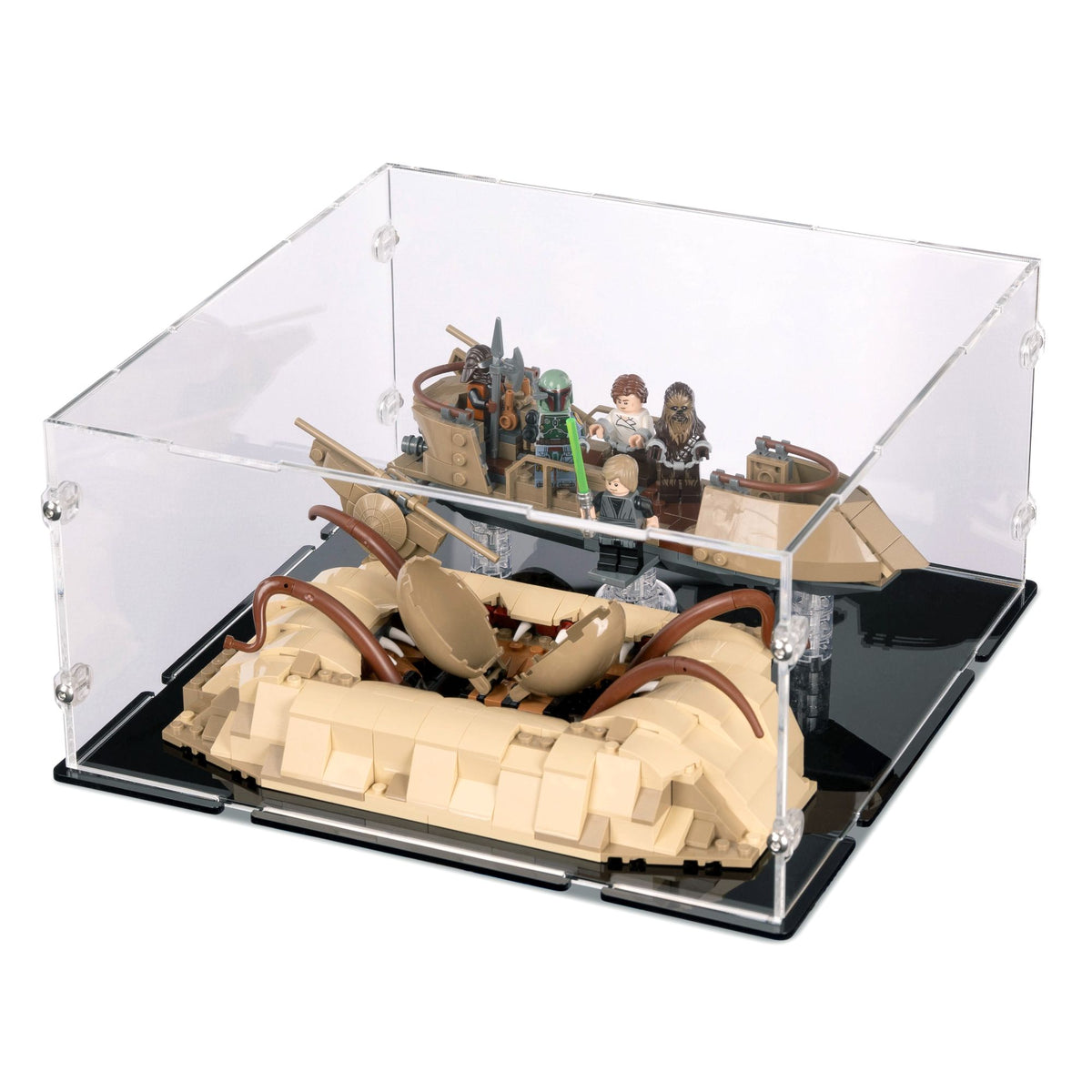 Acrylic Display Case for LEGO Desert Skiff & Sarlacc Pit