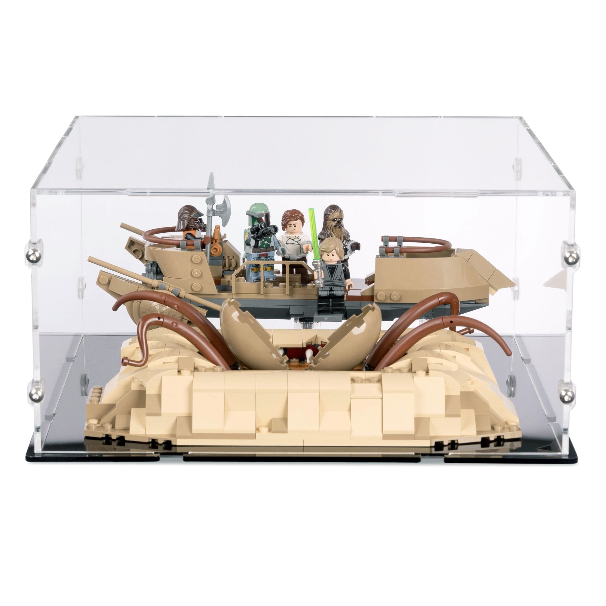 Acrylic Display Case for LEGO Desert Skiff & Sarlacc Pit