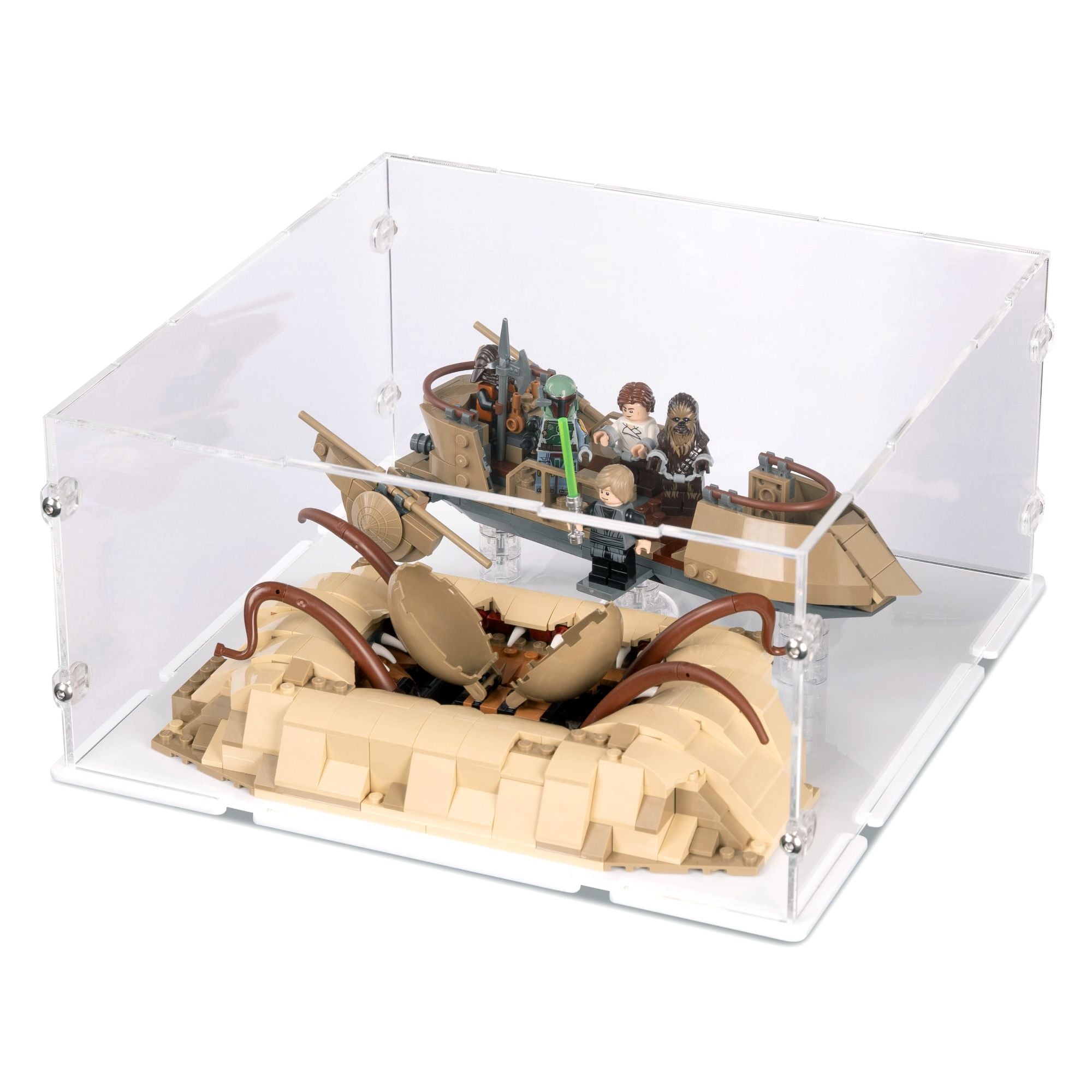 Acrylic Display Case for LEGO Desert Skiff & Sarlacc Pit