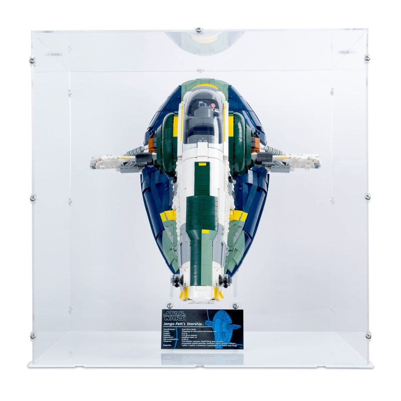 UCS Jango Fett's Firespray-Class Starship Display Case for LEGO 75409