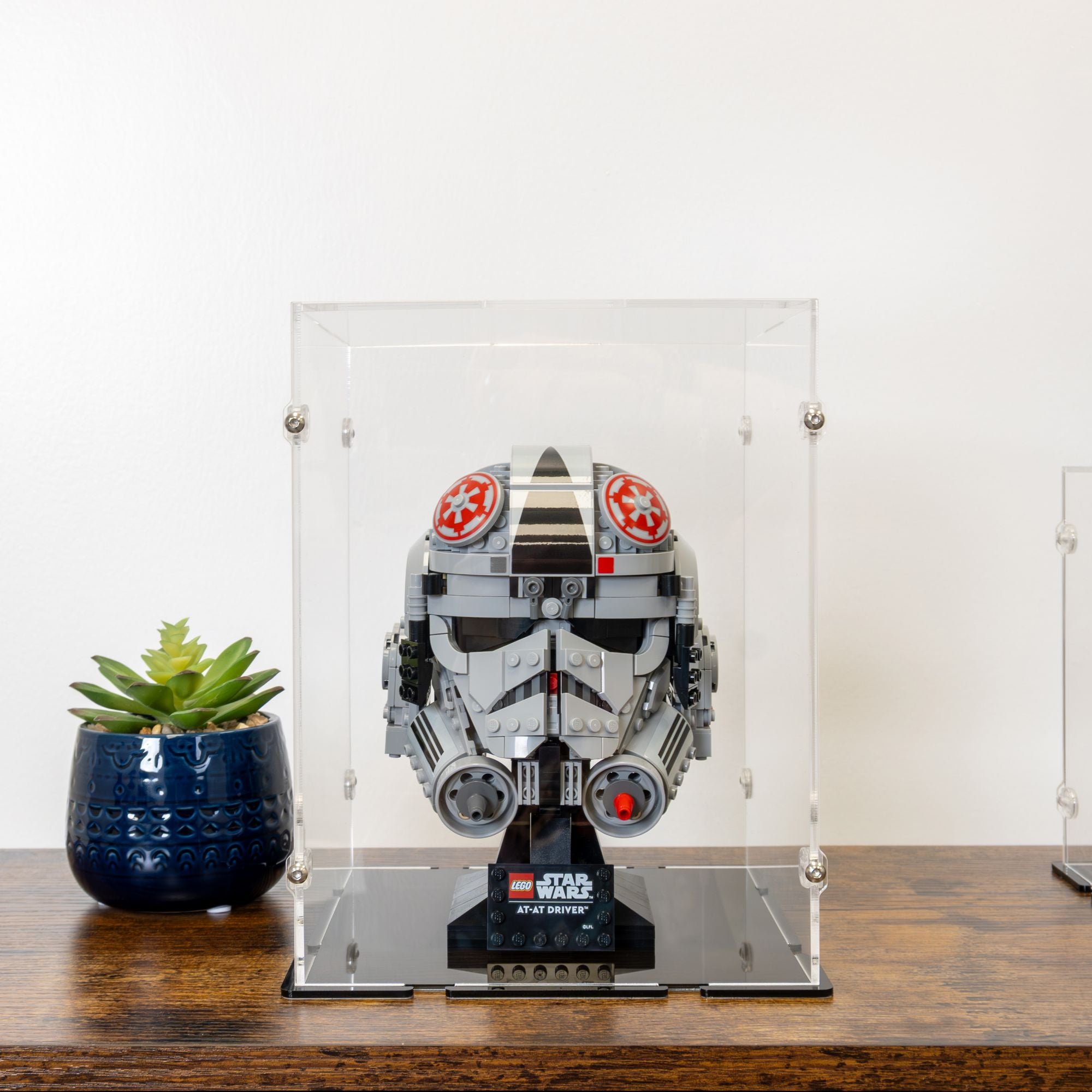 Acrylic Display Case for LEGO AT-AT Driver Helmet Set | iDisplayit