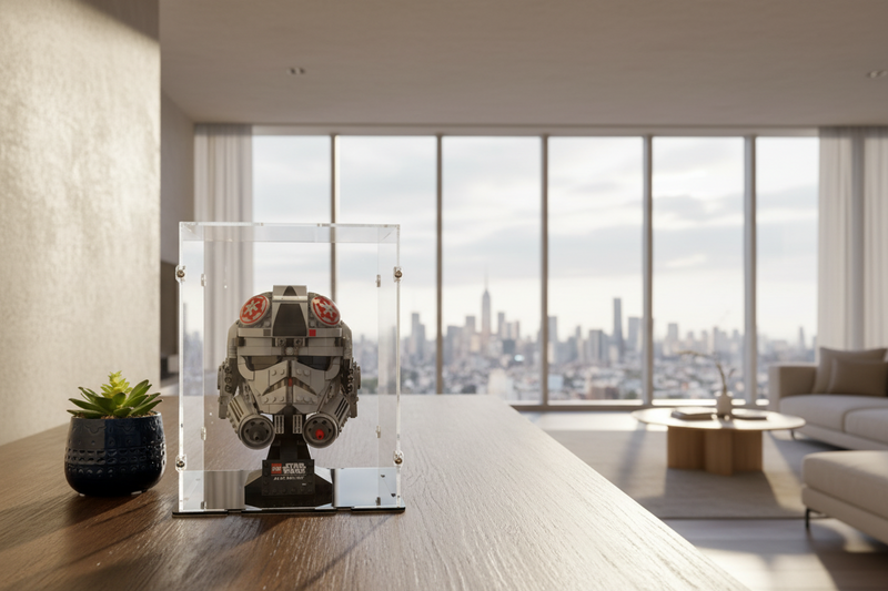 AT-AT Driver Helmet Display Case for LEGO 75429