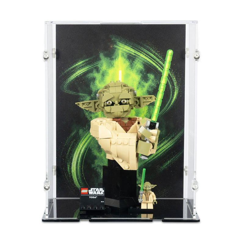 Yoda Bust Display Case for LEGO 75438