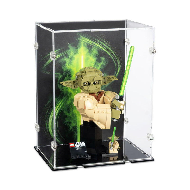 Yoda Bust Display Case for LEGO 75438