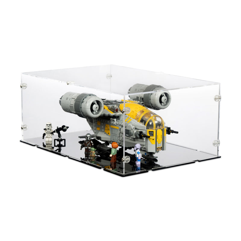 The Razor Crest Display Case for LEGO 75447