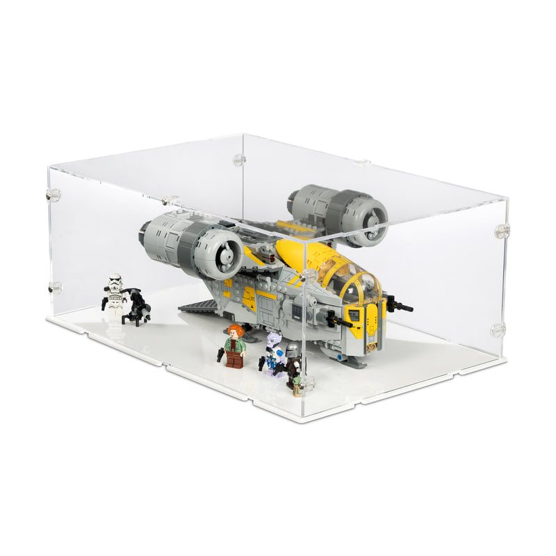 The Razor Crest Display Case for LEGO 75447