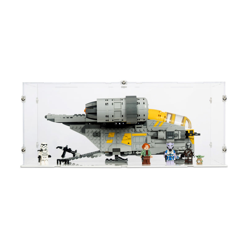 The Razor Crest Display Case for LEGO 75447