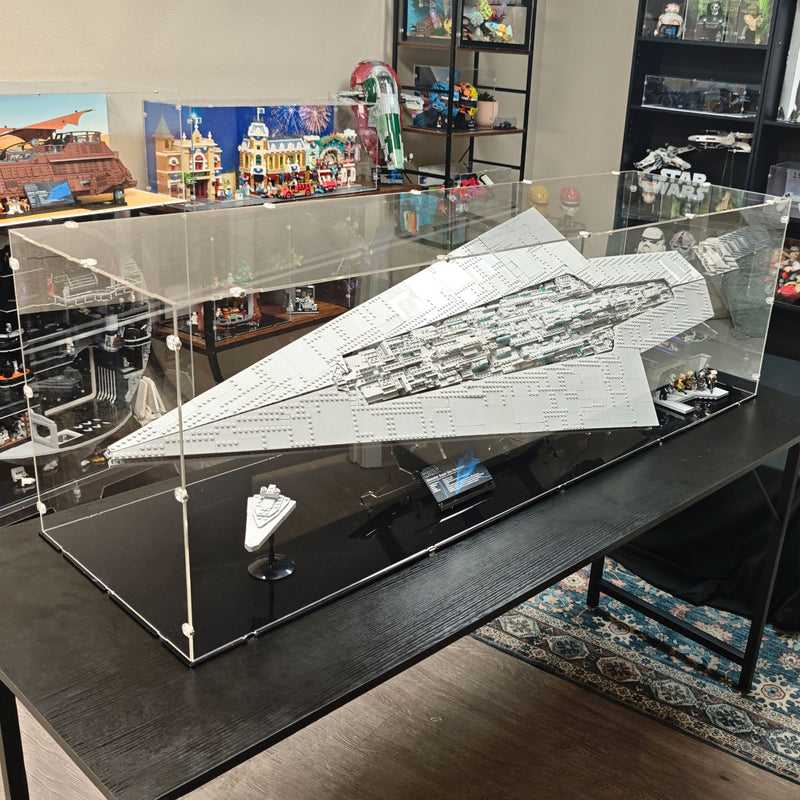 Executor Super Star Destroyer Display Case and Stand for LEGO 75457