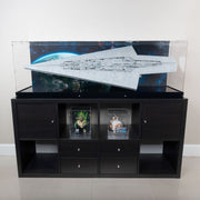 Front view of the LEGO 75457 Executor Super Star Destroyer Special Edition display case