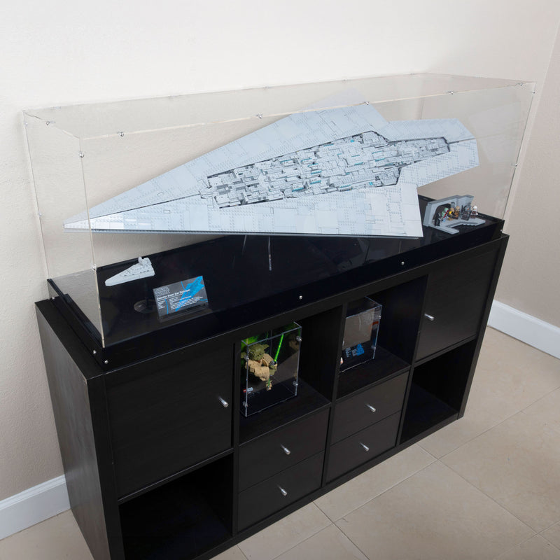 Special Edition Executor Super Star Destroyer display case designed to fit IKEA KALLAX shelving