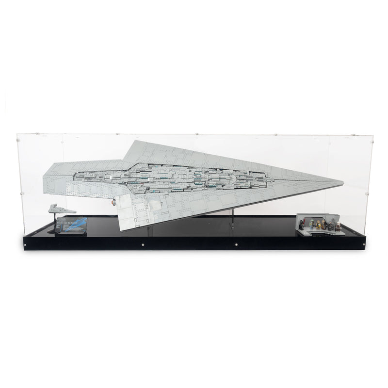 Special Edition Executor Super Star Destroyer Display Case and Stand for LEGO 75457 (Fits IKEA KALLAX)
