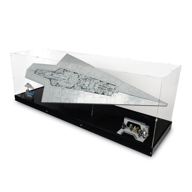 Special Edition Executor Super Star Destroyer Display Case and Stand for LEGO 75457 (Fits IKEA KALLAX)