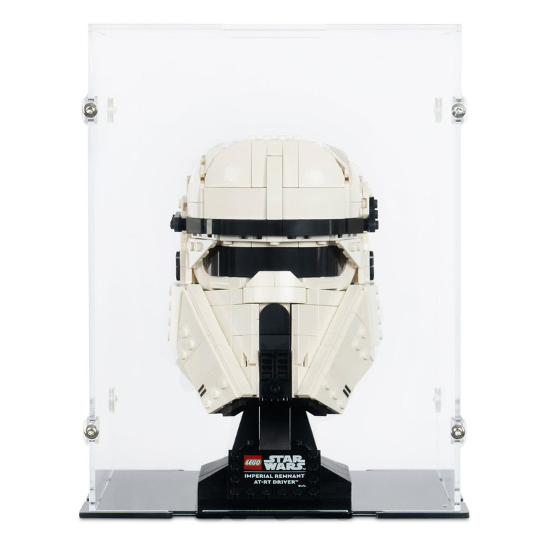 Imperial Remnant AT-RT Driver Helmet Display Case for LEGO 75458
