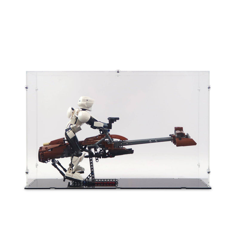 Scout Trooper & Speeder Bike Display Case for LEGO 75532