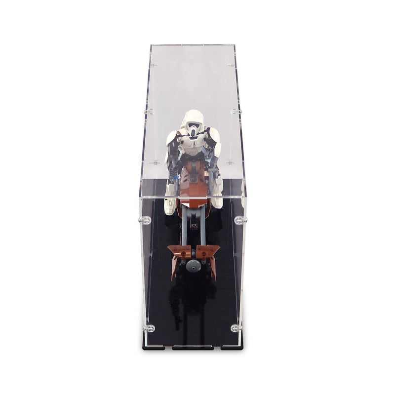 Scout Trooper & Speeder Bike Display Case for LEGO 75532