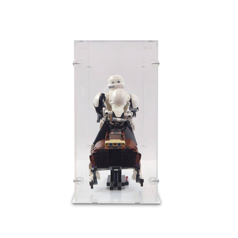 Scout Trooper & Speeder Bike Display Case for LEGO 75532