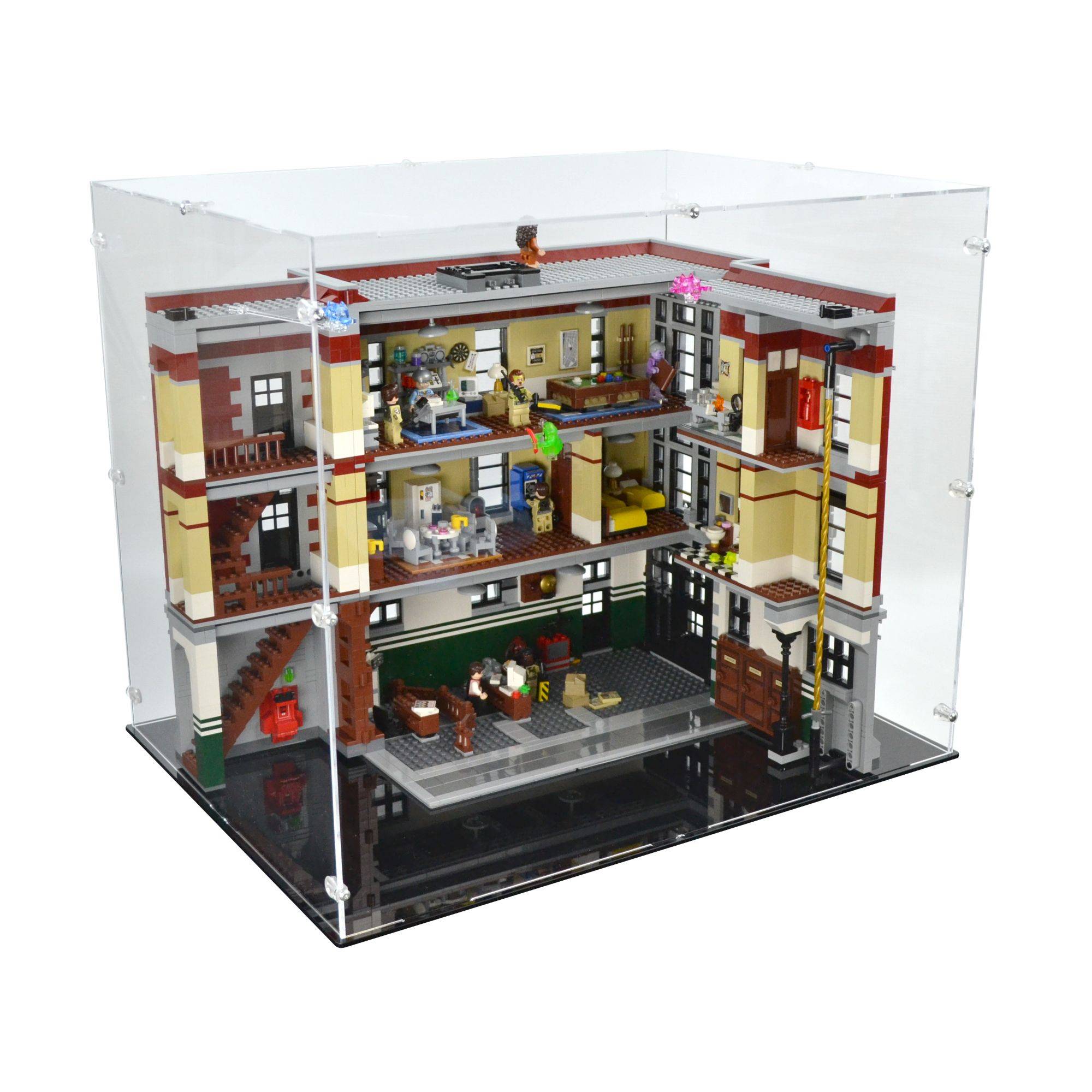 [m様用]オープンラック LEGO Ghostbusters Firehouse HQ (75827) Display Case | iDisplayit