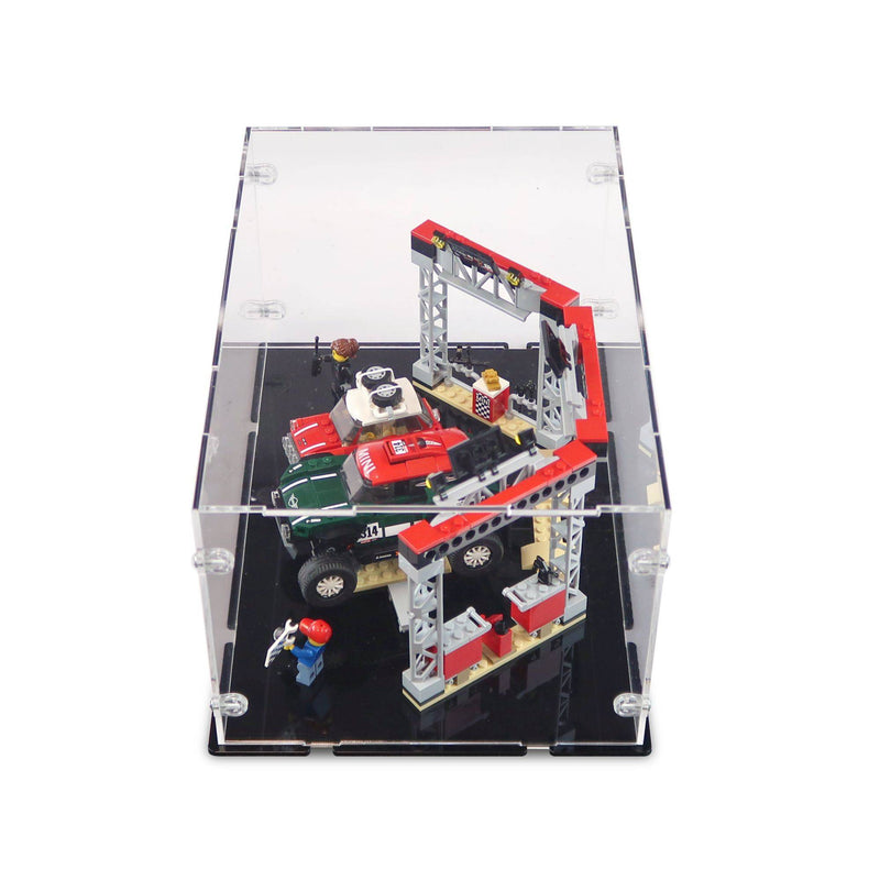 1967 Mini Cooper S Rally and 2018 MINI John Cooper Works Buggy Display Case for LEGO 75894