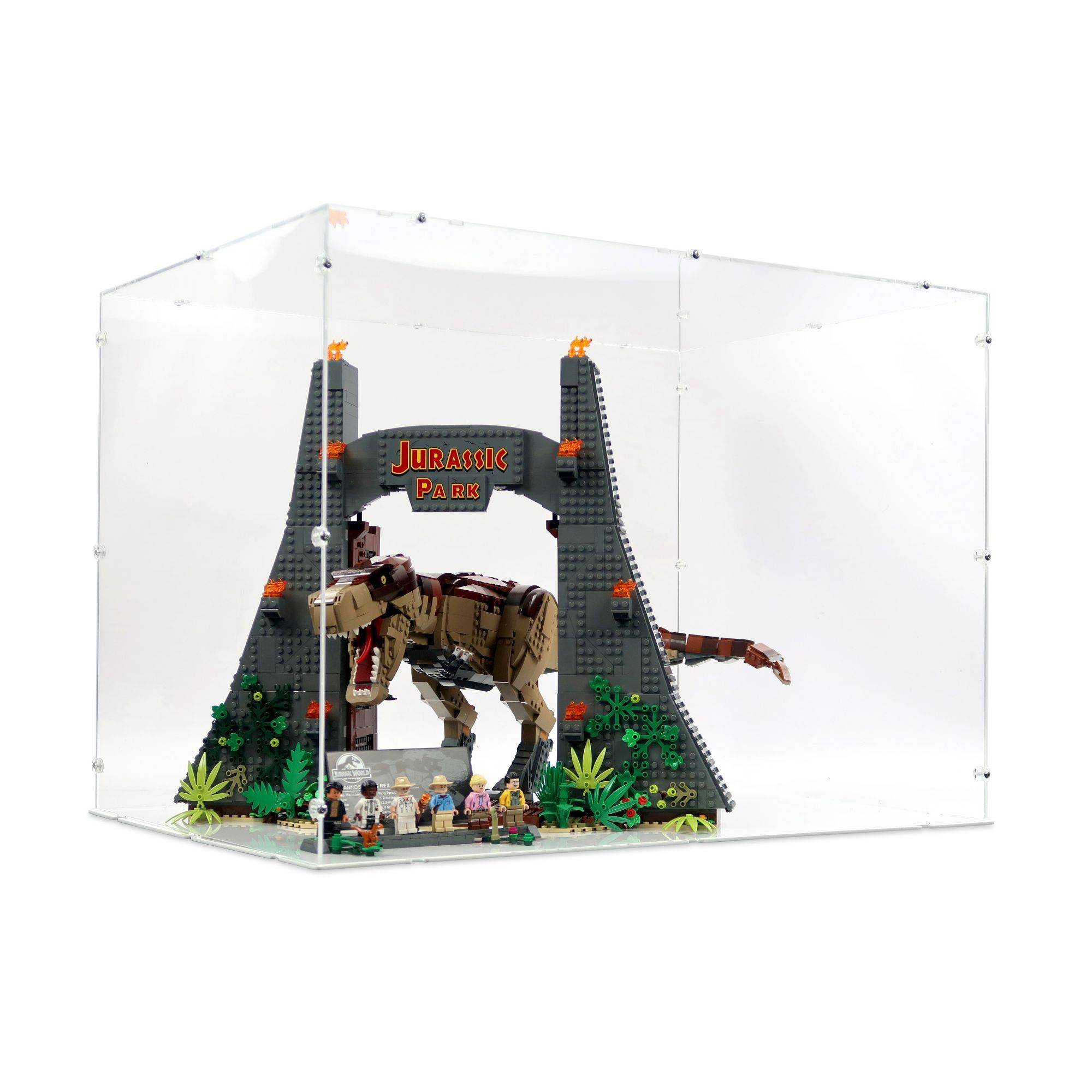 Acrylic Display Case for LEGO Jurassic Park T Rex Rampage