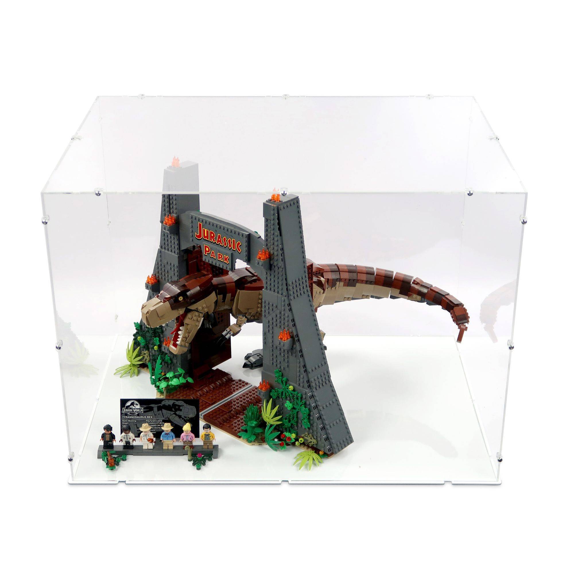 Acrylic Display Case for LEGO Jurassic Park T Rex Rampage