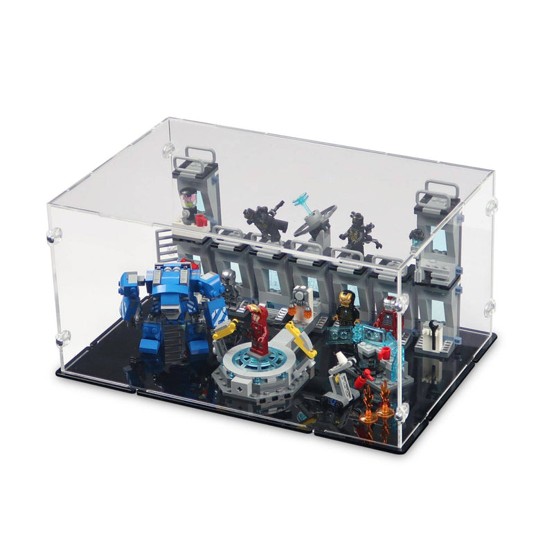 Iron Man Hall of Armor Display Case for LEGO 76125