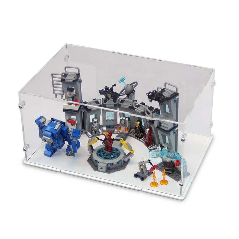 Iron Man Hall of Armor Display Case for LEGO 76125