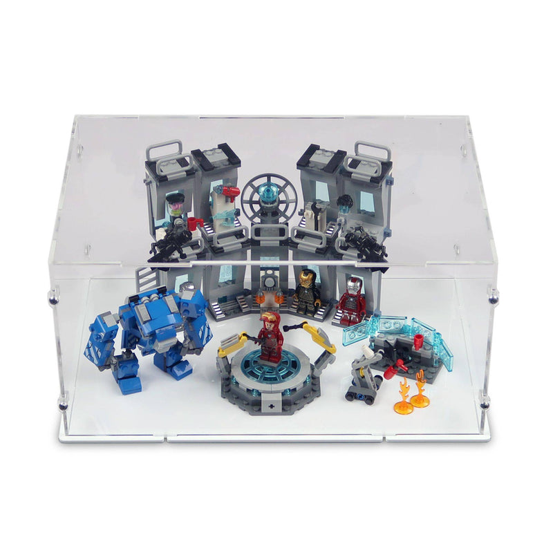 Iron Man Hall of Armor Display Case for LEGO 76125