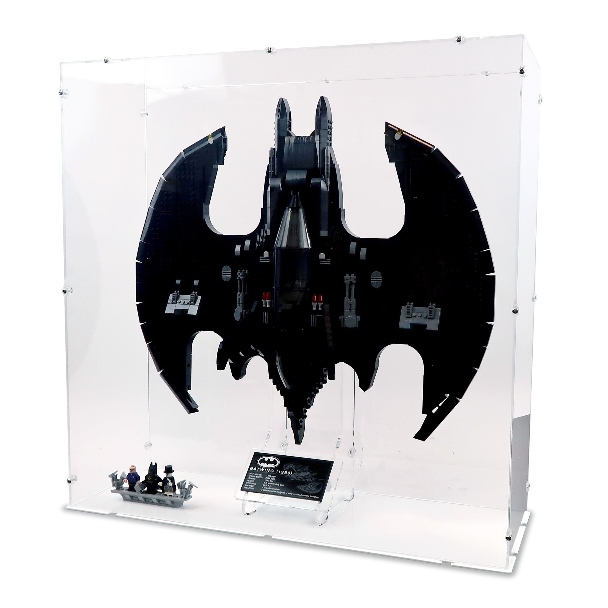 Display Case and Stand for LEGO DC Batman Batwing | iDisplayit USA